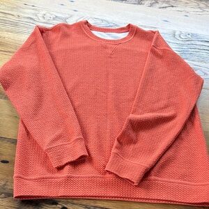 lululemon All Yours Crew Bubble Dot Textured Heathered brick/white - Size 12